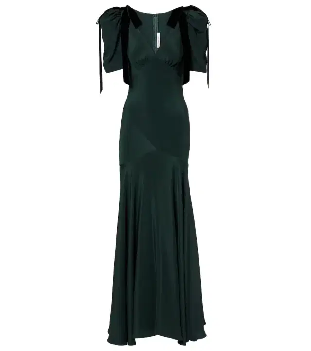Rodarte Bow-detail silk cocktail dress