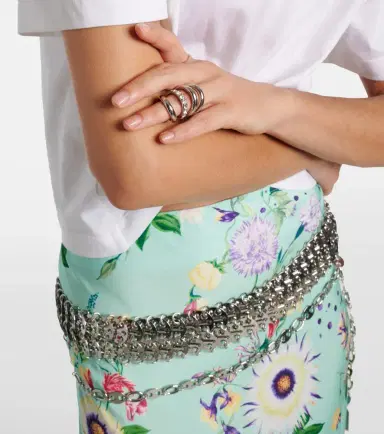 Rabanne Crystal-embellished ring | Thumbnail 4