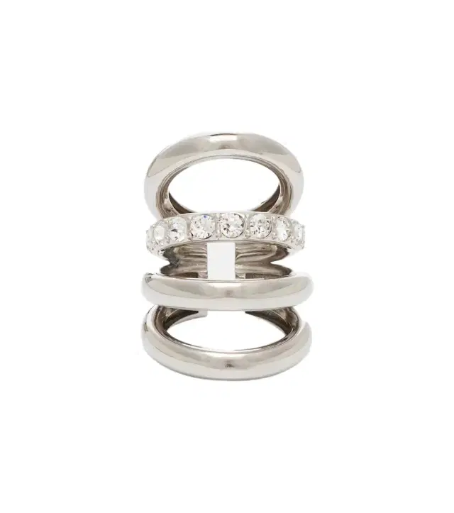 Rabanne Crystal-embellished ring