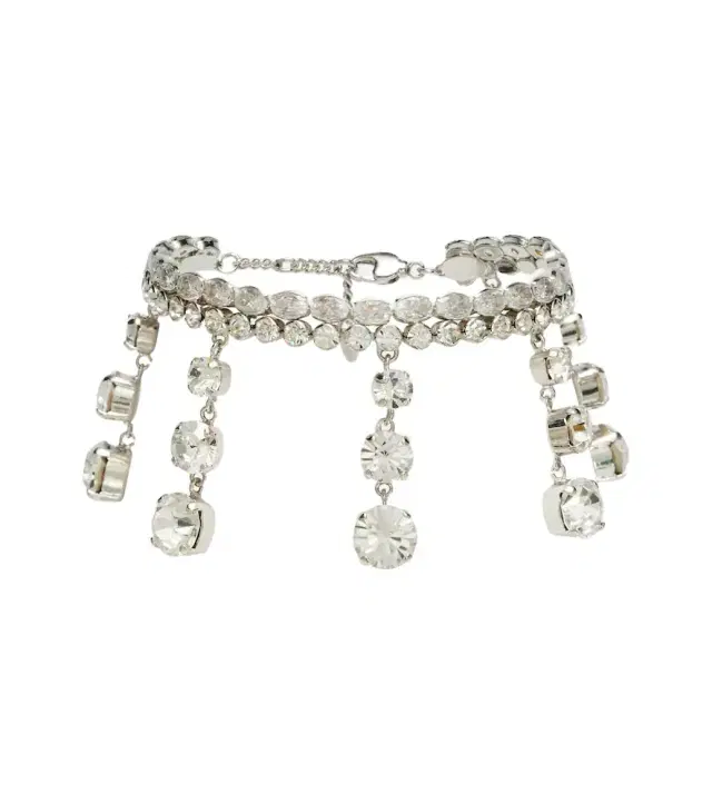 Rabanne Crystal-embellished bracelet