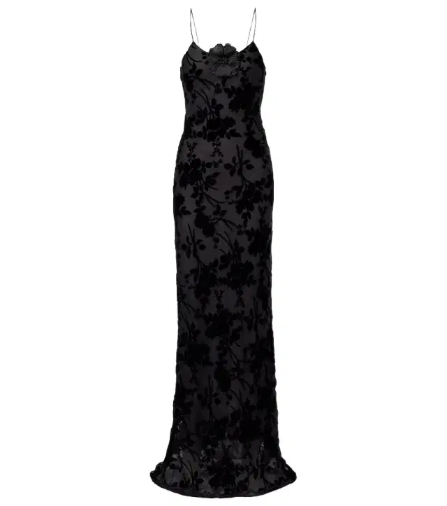 Rodarte Devoré floral velvet gown