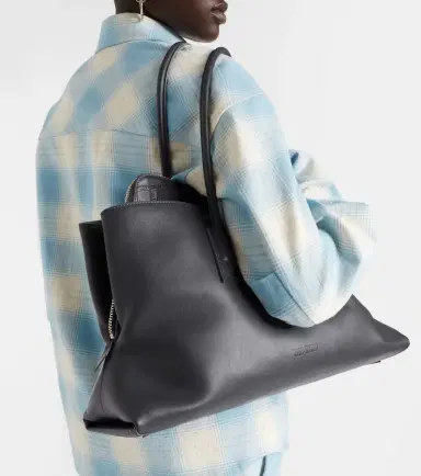 The Attico La Passeggiata Medium leather tote bag | Thumbnail 6