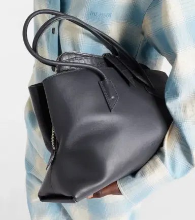 The Attico La Passeggiata Medium leather tote bag | Thumbnail 7