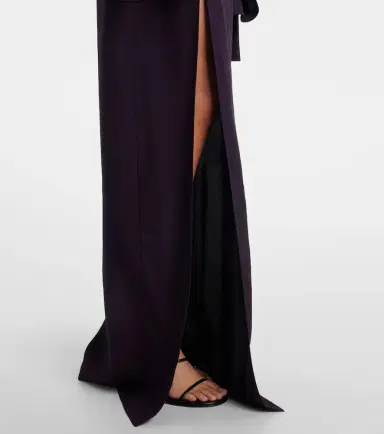 Taller Marmo Brooks scarf-detail crêpe cady gown | Thumbnail 5
