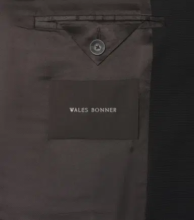 Wales Bonner Alto satin-trimmed virgin wool blazer | Thumbnail 2