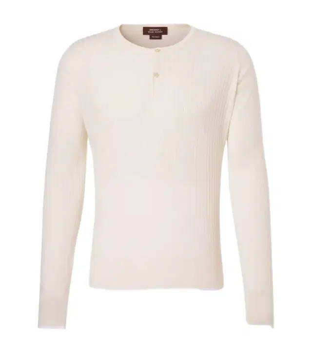 Nile wool and cotton Henley shirt