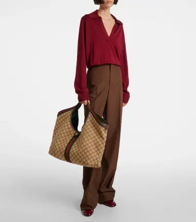 Gucci Giglio GG Canvas Large tote bag | Thumbnail 5