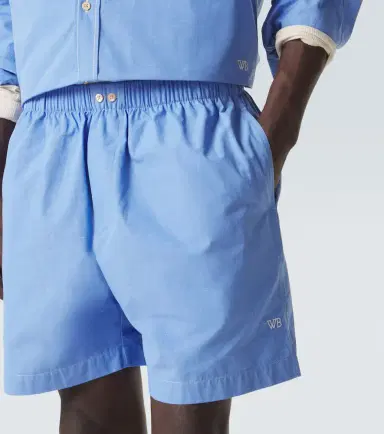 Wales Bonner Sunday cotton shorts | Thumbnail 2 Wales Bonner Sunday cotton shorts | Thumbnail 2