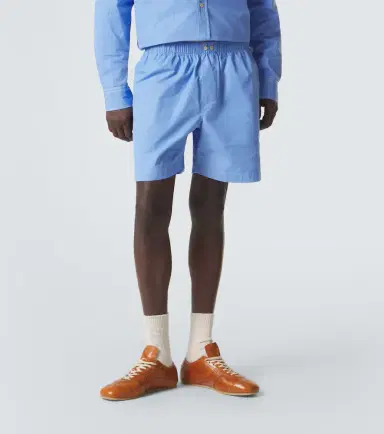 Wales Bonner Sunday cotton shorts | Thumbnail 4 Wales Bonner Sunday cotton shorts | Thumbnail 4