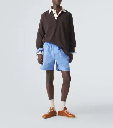 Wales Bonner Sunday cotton shorts | Thumbnail 5 Wales Bonner Sunday cotton shorts | Thumbnail 5