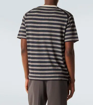 Wales Bonner Song striped wool and cotton T-shirt | Thumbnail 2