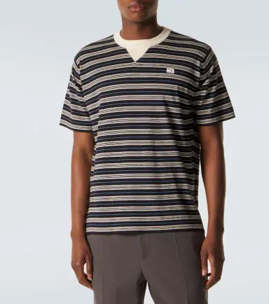 Wales Bonner Song striped wool and cotton T-shirt | Thumbnail 5