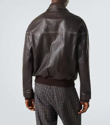 Wales Bonner Time leather jacket | Thumbnail 2 Wales Bonner Time leather jacket | Thumbnail 2
