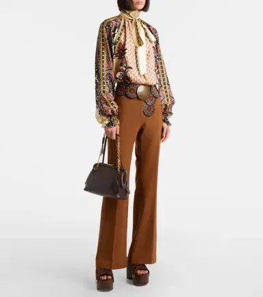 Etro Leather shoulder bag | Thumbnail 6