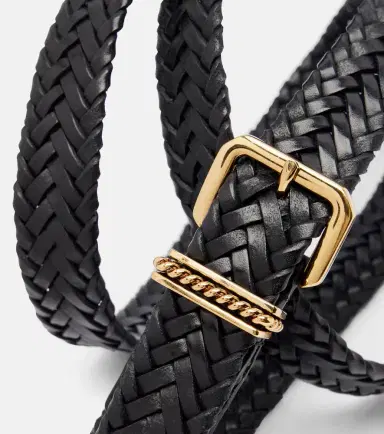 Etro Woven leather belt | Thumbnail 2