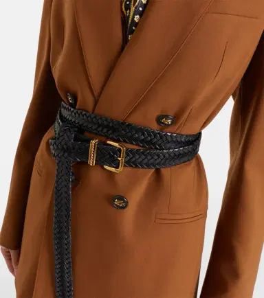 Etro Woven leather belt | Thumbnail 3