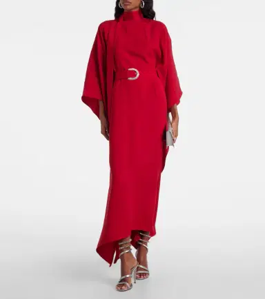 Taller Marmo La Luna crêpe cady kaftan | Thumbnail 6 Taller Marmo La Luna crêpe cady kaftan | Thumbnail 6
