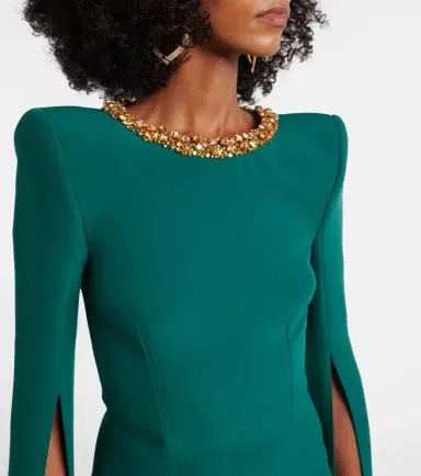 Safiyaa Embellished crêpe gown | Thumbnail 2 Safiyaa Embellished crêpe gown | Thumbnail 2