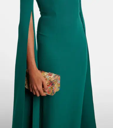 Safiyaa Embellished crêpe gown | Thumbnail 4 Safiyaa Embellished crêpe gown | Thumbnail 4