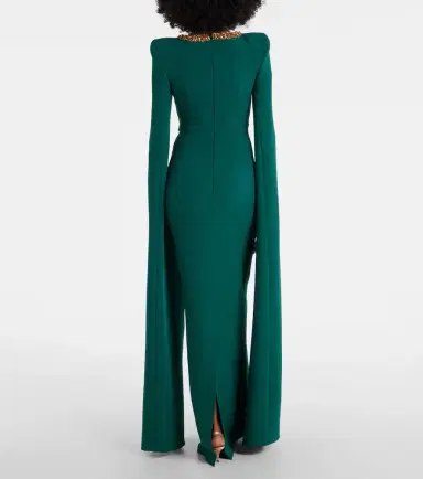 Safiyaa Embellished crêpe gown | Thumbnail 5 Safiyaa Embellished crêpe gown | Thumbnail 5