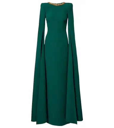 Safiyaa Embellished crêpe gown | Thumbnail 1 Safiyaa Embellished crêpe gown | Thumbnail 1