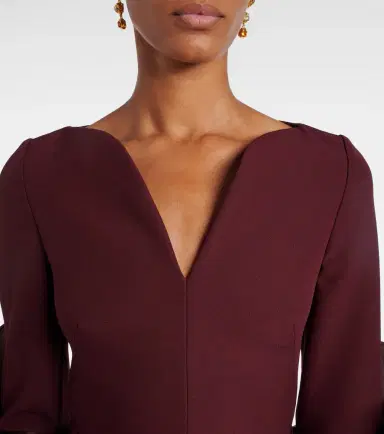 Safiyaa Clemenza crêpe gown | Thumbnail 2 Safiyaa Clemenza crêpe gown | Thumbnail 2