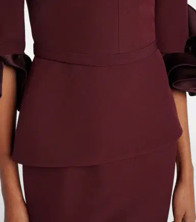 Safiyaa Clemenza crêpe gown | Thumbnail 7 Safiyaa Clemenza crêpe gown | Thumbnail 7