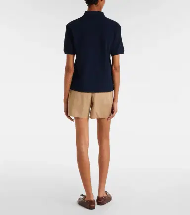 Miu Miu Logo cotton piqué polo shirt | Thumbnail 2