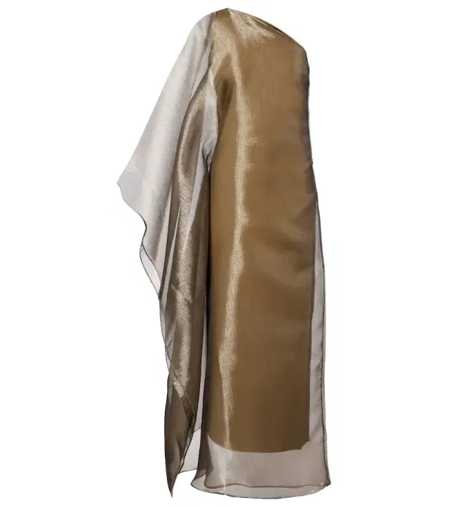 Betsy one-shoulder fil coupé maxi dress