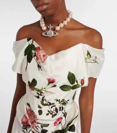 Vivienne Westwood Bridal Nova Cocotte floral corset gown | Thumbnail 3