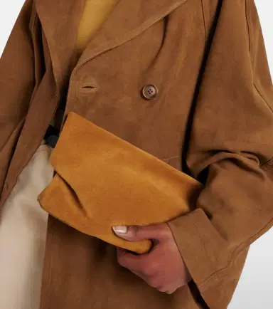Aesther Ekme Nina Small suede clutch | Thumbnail 5 Aesther Ekme Nina Small suede clutch | Thumbnail 5