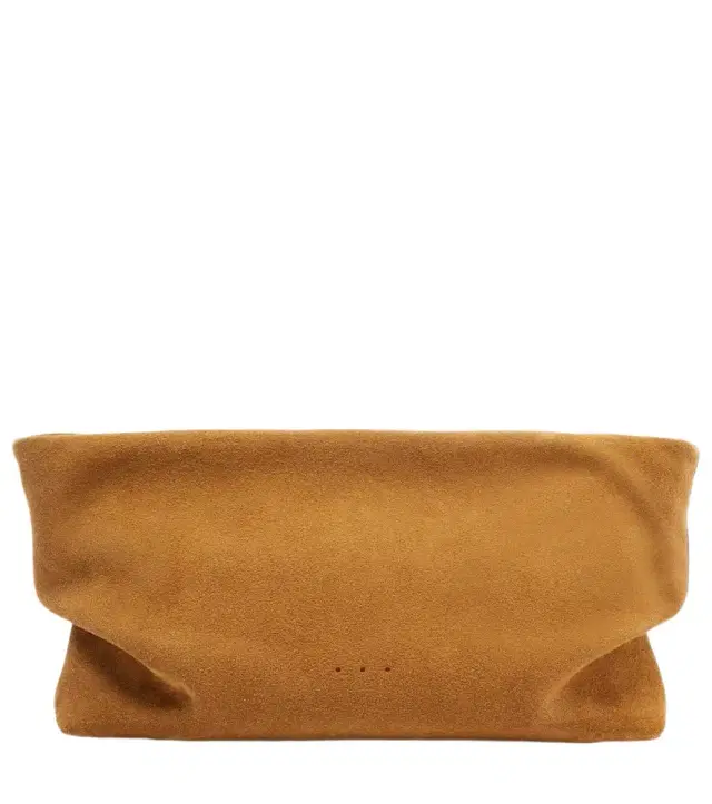 Aesther Ekme Nina Small suede clutch