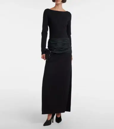 Staud Holland draped maxi dress | Thumbnail 2