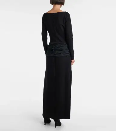 Staud Holland draped maxi dress | Thumbnail 4