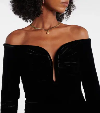 Roland Mouret Off-shoulder midi dress | Thumbnail 5
