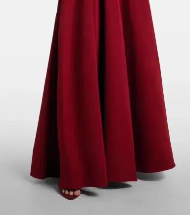 Staud Joy pleated cotton-blend gown | Thumbnail 3