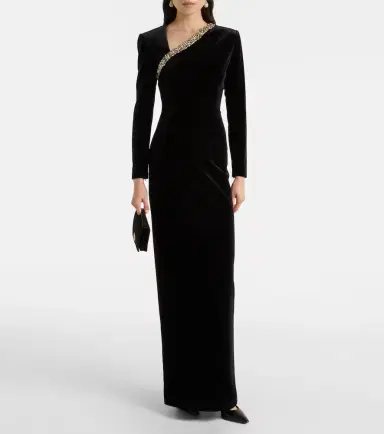 Roland Mouret Embellished velvet gown | Thumbnail 5 Roland Mouret Embellished velvet gown | Thumbnail 5