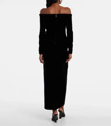 Roland Mouret Off-shoulder velvet top | Thumbnail 2 Roland Mouret Off-shoulder velvet top | Thumbnail 2