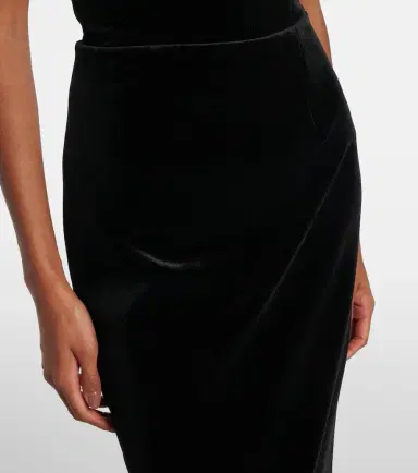 Roland Mouret Velvet midi skirt | Thumbnail 4 Roland Mouret Velvet midi skirt | Thumbnail 4