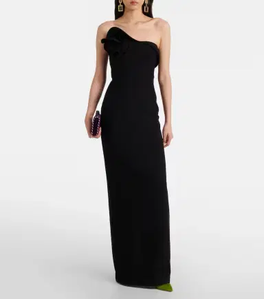Roland Mouret Floral asymmetric corset gown | Thumbnail 2 Roland Mouret Floral asymmetric corset gown | Thumbnail 2