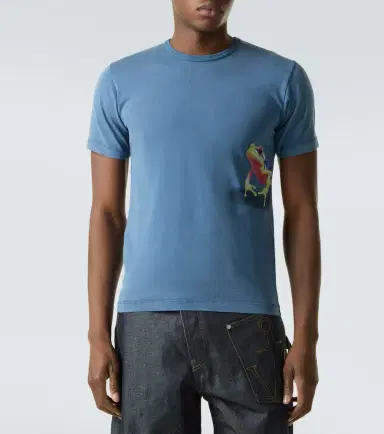 JW Anderson Printed cotton jersey T-shirt | Thumbnail 2