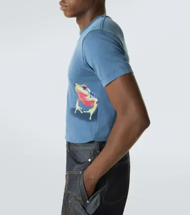 JW Anderson Printed cotton jersey T-shirt | Thumbnail 3