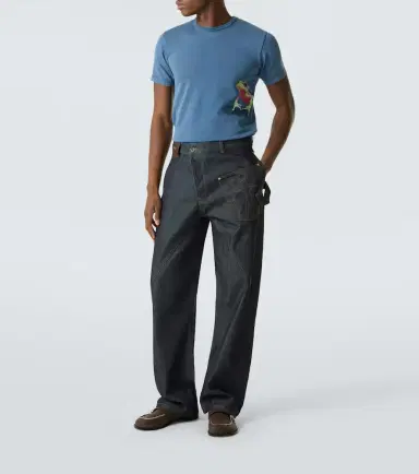JW Anderson Printed cotton jersey T-shirt | Thumbnail 4