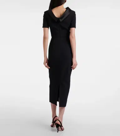 Roland Mouret Crêpe midi dress | Thumbnail 5