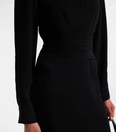 Roland Mouret Satin crêpe midi dress | Thumbnail 2