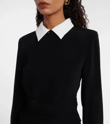 Roland Mouret Satin crêpe midi dress | Thumbnail 5