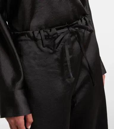 Proenza Schouler White Label Magnus crêpe wide-leg pants | Thumbnail 2 Proenza Schouler White Label Magnus crêpe wide-leg pants | Thumbnail 2