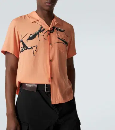 JW Anderson Printed bowling shirt | Thumbnail 4
