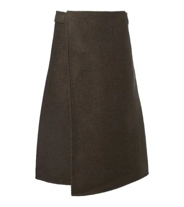 Proenza Schouler Bodhi wool-blend bouclé twill wrap skirt