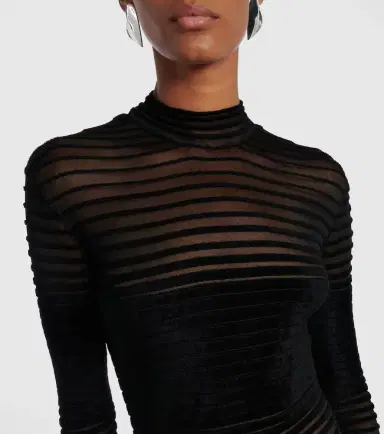 Mugler re/edit semi-sheer gown | Thumbnail 4